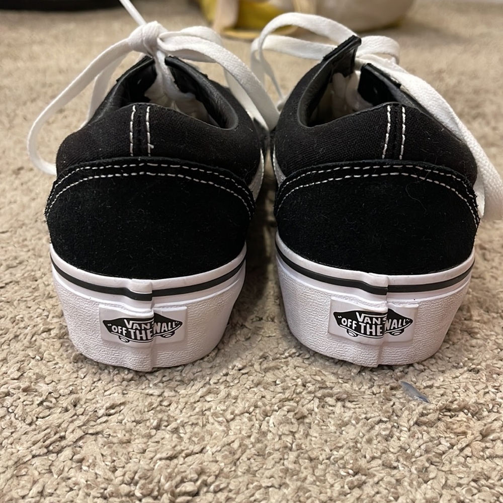 Black and White Vans - Picture 3 of 7